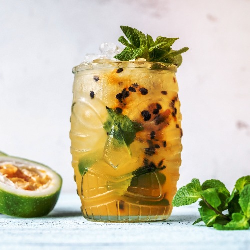 verre de mojito au fruit de la passion